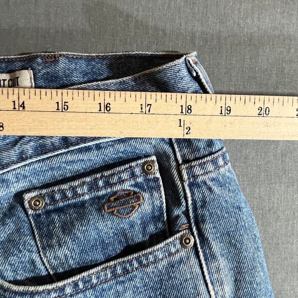 Harley Davidson Jeans Mens 38X30 Denim Bootcut Biker Motorcycle Cowboy Work USA - Picture 12 of 12